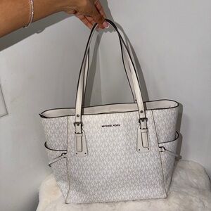 Michael Kors Cream Tote Bag